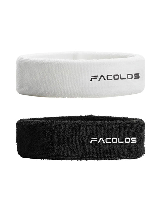 Facolos DryFlex Headband – Performance Pickleball Headband Black | Facolos Australia