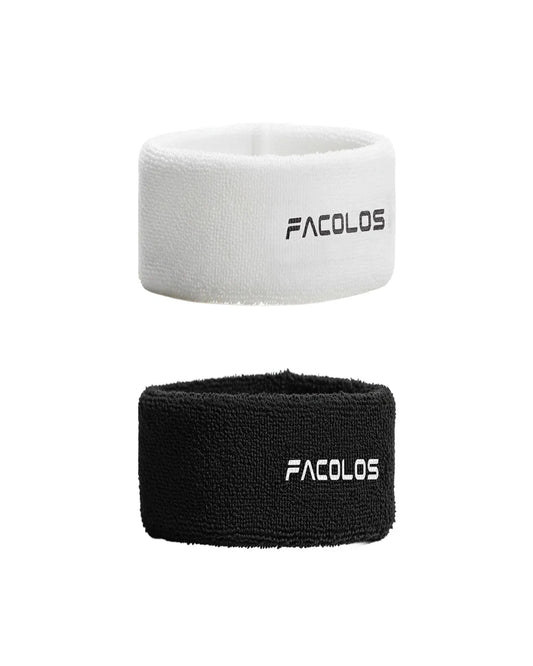 Facolos DryFlex Wristband – Sweat-Absorbing Pickleball Wristband Black | Facolos Australia