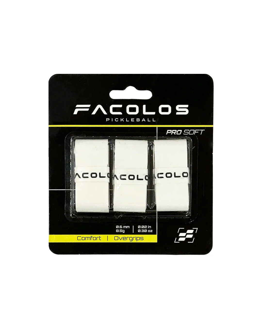 Facolos Pickleball Pro Soft comfort overgrips pack, genuine Facolos product in Australia