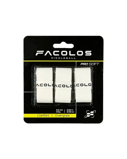 Facolos Pickleball Pro Soft comfort overgrips pack, genuine Facolos product in Australia
