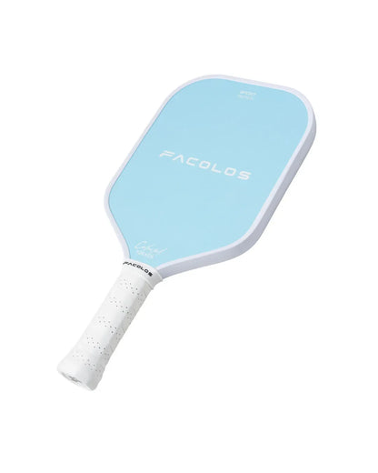 Facolos blue pickleball paddle for kids with white grip, official Facolos Australia product
