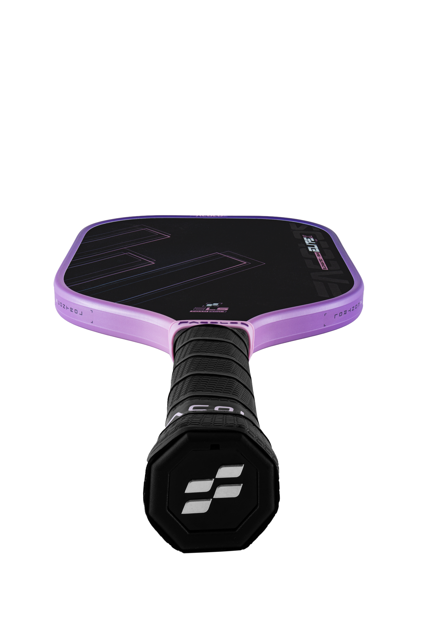 Elite X 2.0 Elongated - Purple grip closeup