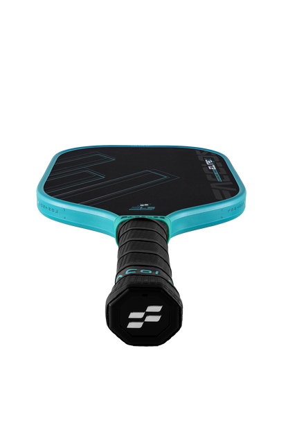 Elite X 2.0 Elongated - Teal grip closeup