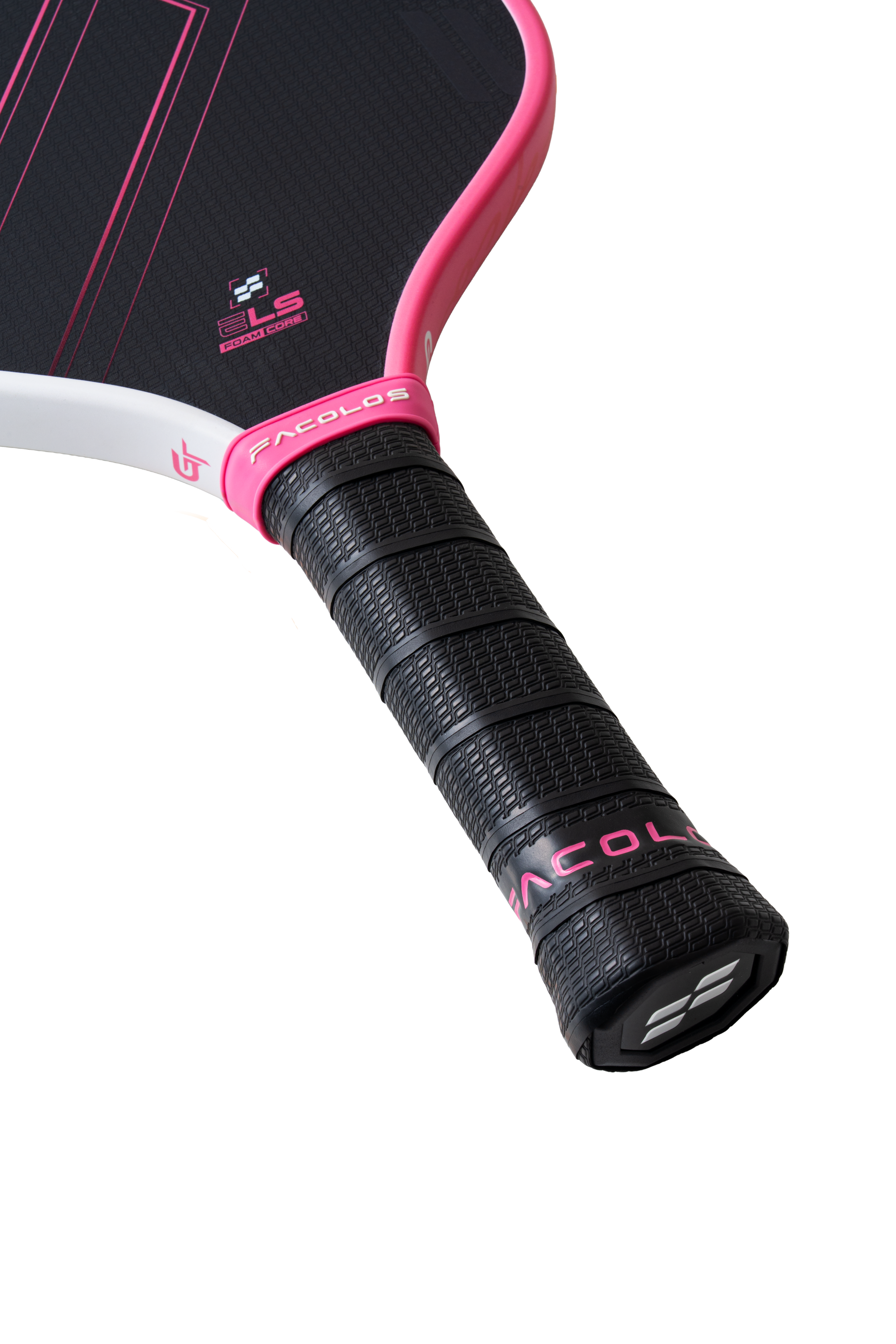 Gabe Tardio Signature Paddle - GT Pink grip closeup