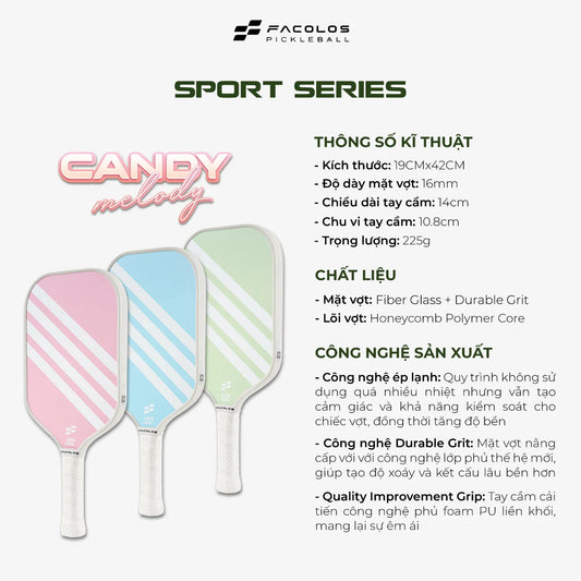 Vợt Pickleball Pro Series – Elite X Elongated Edition (14 & 16mm)