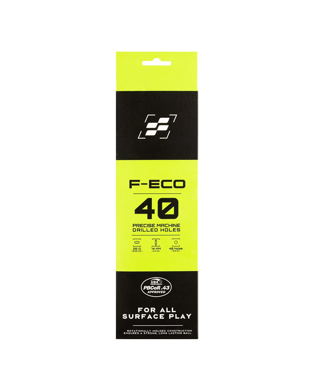 Facolos F-Eco Durable Pickleball Balls packaging | Facolos Australia
