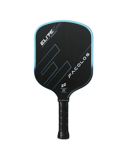 Facolos Elite X black and blue pickleball paddle, official Facolos Australia equipment