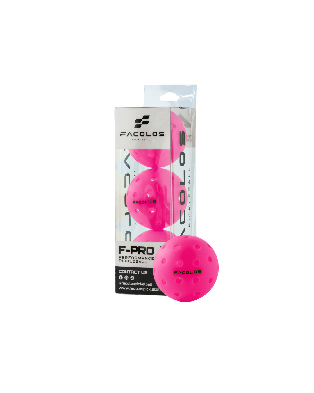 Facolos F-Pro Gen 2 Pickleball Balls packaging | Facolos Australia