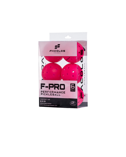 Facolos F-Pro Gen 2 Pickleball Balls close-up hole detail | Facolos Australia