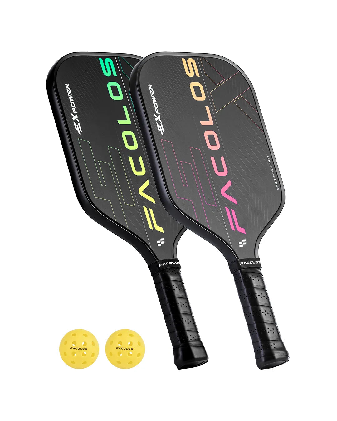 Facolos ExPower Black Sport Series paddle full view | Facolos Australia