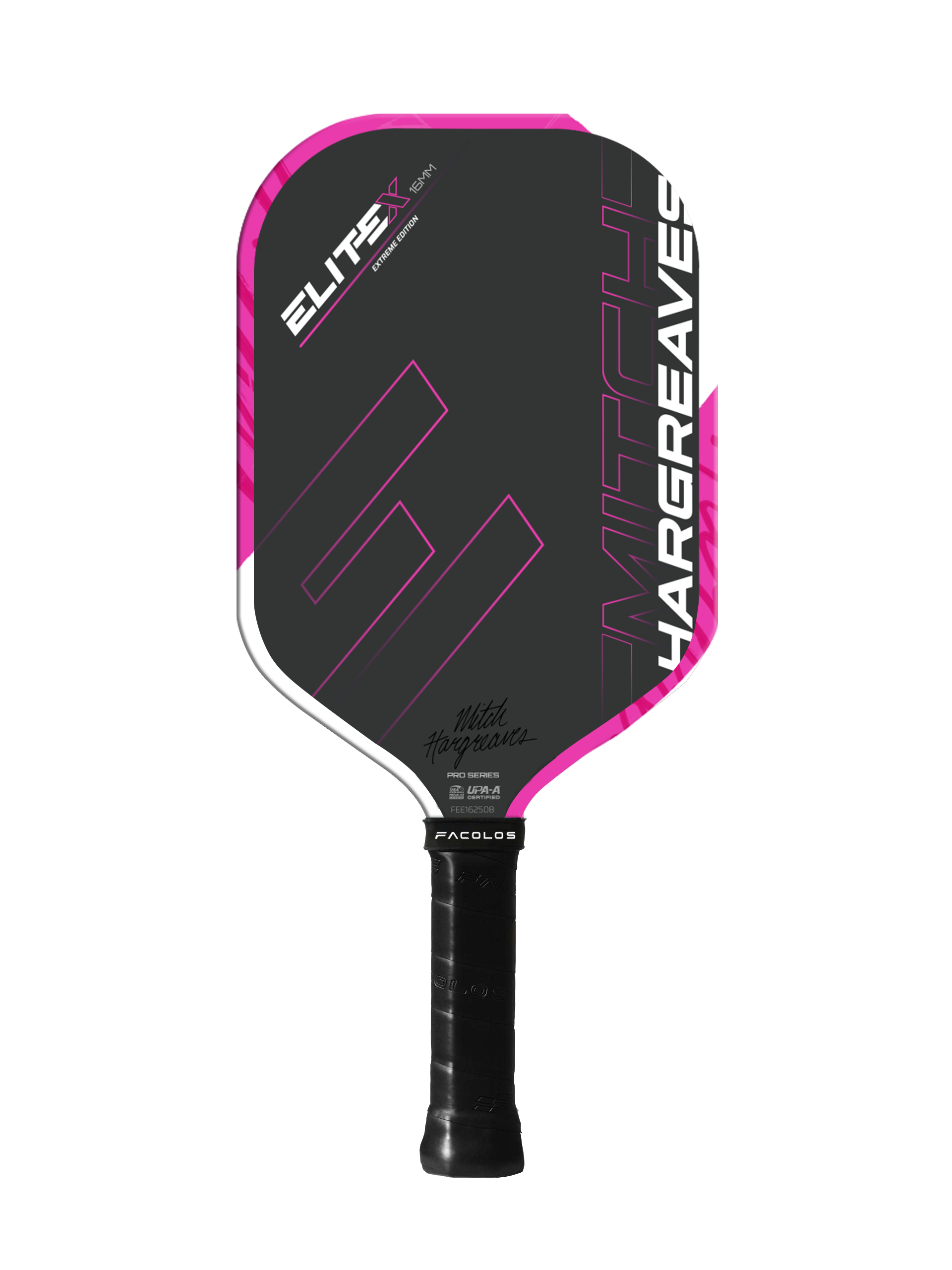 Mitch Hargreaves Signature Paddle face detail | Facolos Australia