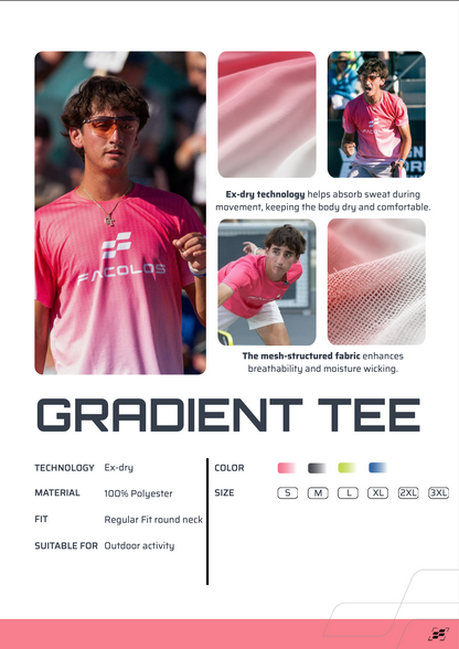 T-shirt Tardio - Gradient