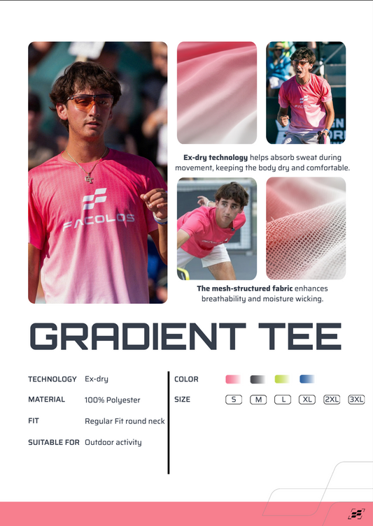 T-shirt Tardio - Gradient