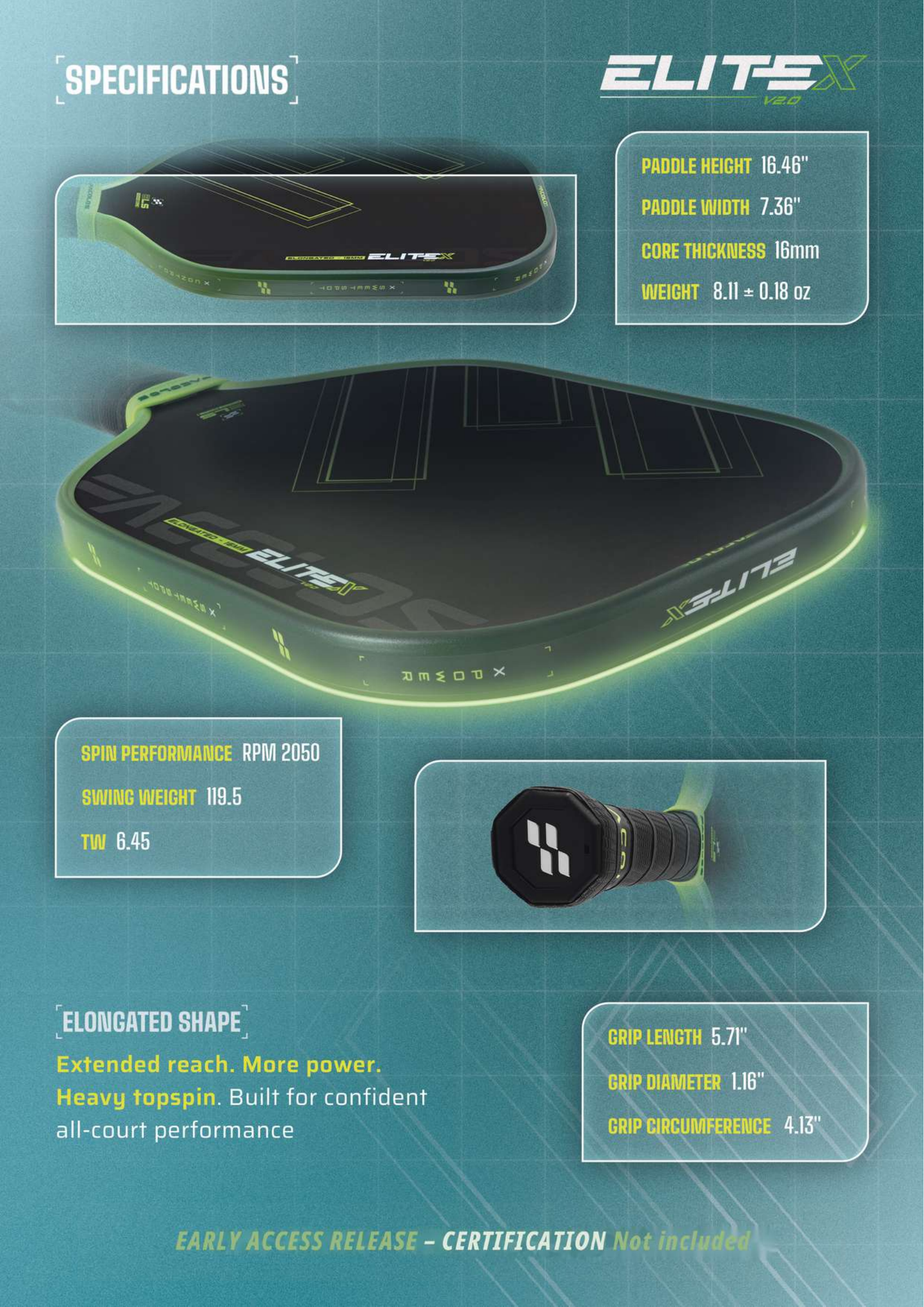 ELITE X 2.0 ELONGATED - EARLY ACCESS RELEASE (NO CERTIFICATE)
